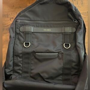 Dolce & Gabbana Leo Print Mountain Backpack Nylon with Dust Cover